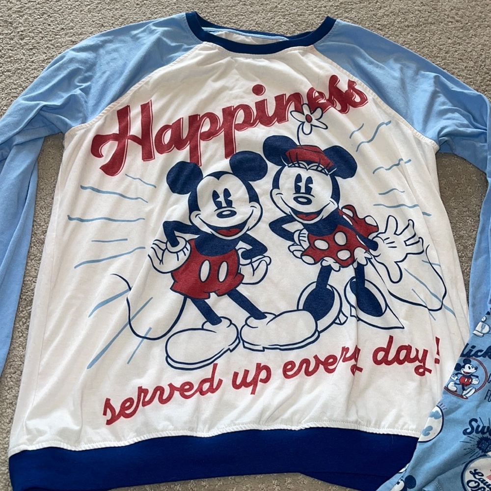 Mickey and Minnie pj set